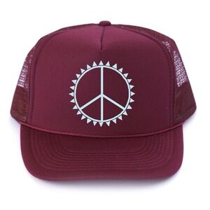 Peace Trucker Hat. NWOT.